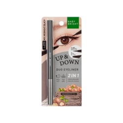 Baby Bright Up And Down Duo Eyeliner 2 in 1 0.1+0.3 g Midnight Black