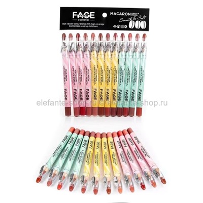 Набор карандашей для губ Face Charm Macaron Lipstick 12pcs (106)