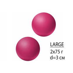 LT Вагинальные шарики без цепки "Emotions Lexy Large Pink" розовые