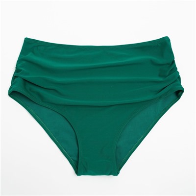 Плавки купальные женские MINAKU завышенные, цвет зелёный, размер 48