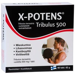X-potens Tribulus 500 60 таблеток