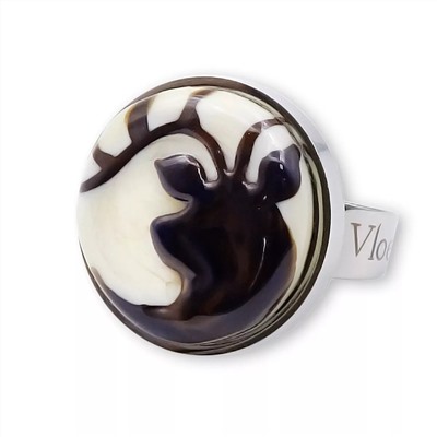 Кольцо из муранского стекла DEER KO2201