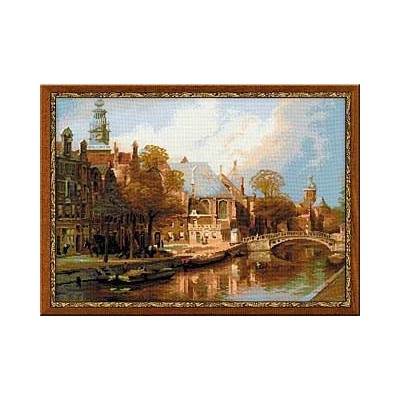 Набор для вышивания Риолис 1189 Амстердам. Старая церковь и Церковь св. Николая Чудотворца, 54*40 см