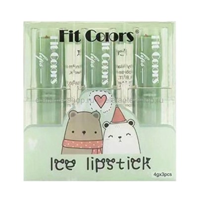 Набор матовых помад Fit Colors Ice Lipstick 3in1 (106)