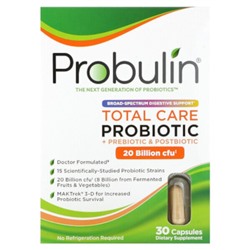 Probulin Пробиотик Total Care, 20 миллиардов КОЕ, 30 капсул