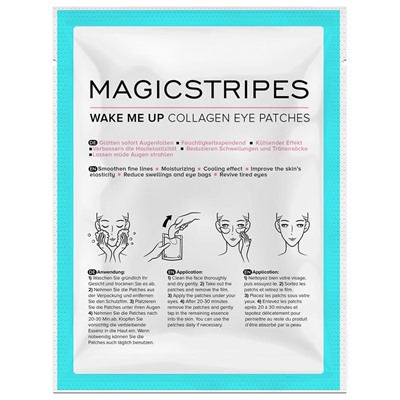 MAGICSTRIPES Wake Me Up Collagen Patches  Коллагеновые пластыри Wake Me Up