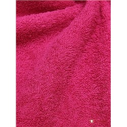 Махровая ткань цв.Красная фуксия, ш.1.5м, хлопок-100%, 350гр/м.кв