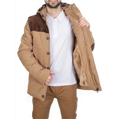 J830111 KHAKI/CAMEL  Куртка-жилет мужская зимняя NEW B BEK (150 гр. синтепон)