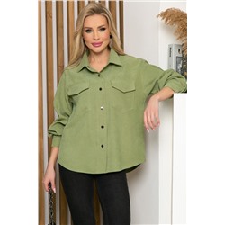 Рубашка "На пульсе моды" (нежная зелень) Б4562
