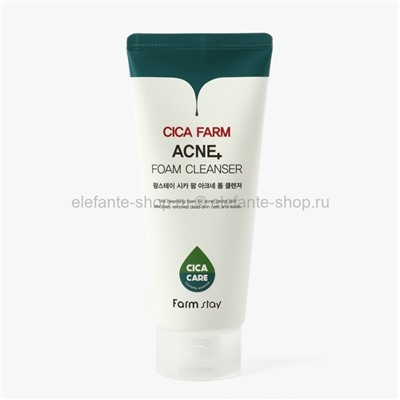 Пенка для проблемной кожи FarmStay Cica Farm Acne Foam Cleanser 180ml (78)