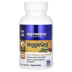 Enzymedica VeggieGest, 90 капсул