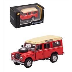 Cararama. Мини-модель 1:43 "Land Rover Series 109" металл. красная арт.7868