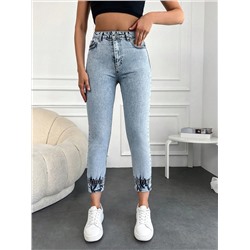 Однотонные узкие джинсы Cottnline