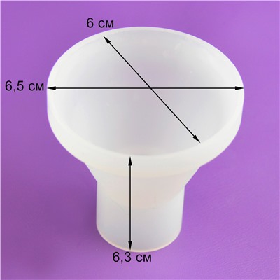 Силиконовая форма для творчества Конус 60 мм
