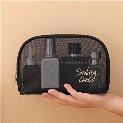 Косметичка Mesh Cosmetics Bag Semi Oval (106)