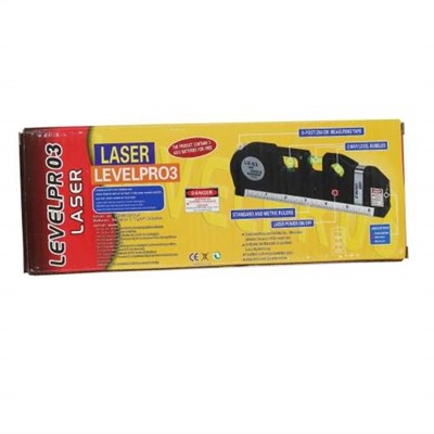 Лазерный уровень 4 в 1 Fixit Laser Level Pro 3 с рулеткой