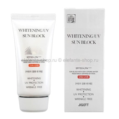 Солнцезащитный крем JIGOTT Whitening UV Sun Block Cream SPF50+/PA+++ 70ml (125)