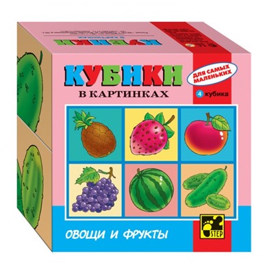 Степ. Кубики д/маленьких 4 эл. арт.87316 №3 /72