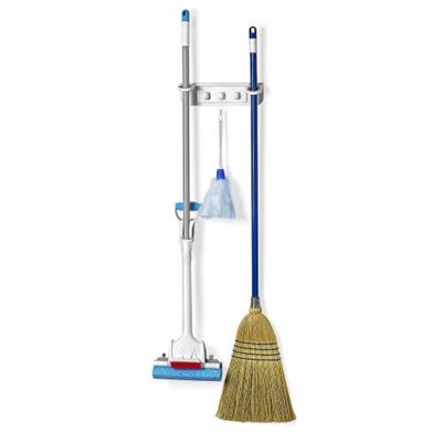 Настенный держатель хозяйственного инвентаря Mop & Broom Organizer оптом