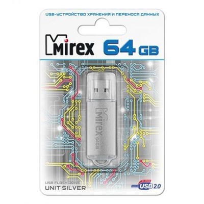 64Gb Mirex UNIT Silver (13600-FMUUSI64)