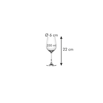 Набор бокалов для вина Tescoma Uno Vino, 350 мл, 6 шт