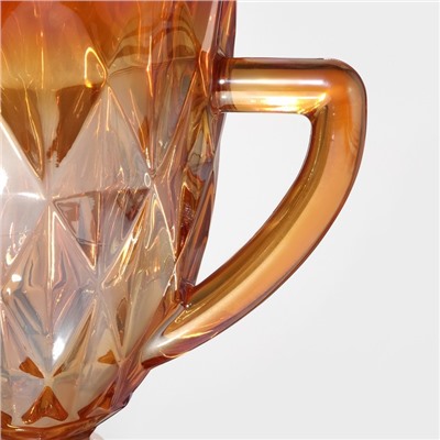 Кувшин стеклянный Magistro «Круиз», 1,1 л, цвет янтарный