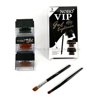 Набор помадок для бровей NOBO Vip Gel Eyeliner 3in1 (106)