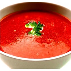 Крем-суп БОРЩ с гренками и мясом (1 порция)