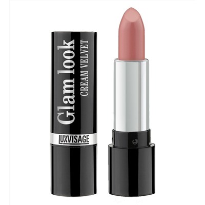 LUXVISAGE Губная помада "GLAM LOOK cream velvet" т.330 Сливоч.пралине (4)