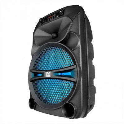 Bluetooth колонка Defender G110 TWS, 12 Вт, MP3/FM/AUX, подсветка, дисплей, черная (65110)