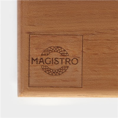 Доска разделочная Mаgistrо, цельный массив бука, 30×18×3 см