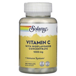 Solaray Витамин С с концентратом биофлавоноидов, 1000 мг, 100 растительных капсул