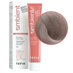 TEFIA Ambient 1017 Перманентная крем-краска для волос / Специальный блондин пепельно-фиолетовый, 60 мл