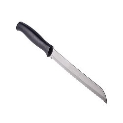 Нож для хлеба 7", черная ручка 23082/007 Tramontina Athus (871-162)