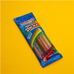 Жевательный мармелад BEBETO WACKY STICKS со вкусом тутти-фрутти и ванили, 75 г