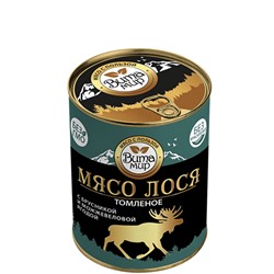 Мясо лося томлёное с брусникой и можжевеловой ягодой ВитаМир 340г