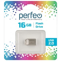 16Gb Perfeo M09 Metal Series USB 2.0 (PF-M09MS016)