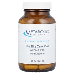 Metabolic Maintenance The Big One Plus, Мультивитамины без железа, 90 капсул