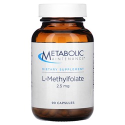 Metabolic Maintenance L-Метилфолат - 2.5 мг - 90 капсул - Metabolic Maintenance