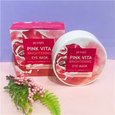 Осветляющие патчи для глаз Petitfee Pink Vita Brightening Eye Mask 60 шт (51)