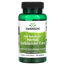 Swanson Full Spectrum Herbal Gallbladder Care, 60 Capsules