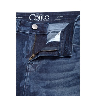 CONTE Eco-friendly джинсы с принтом "камуфляж" CON-93