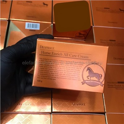 Крем для лица с лошадиным жиром Deoproce Horse Enrich All Care Cream 100g (78)