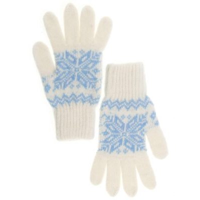 Перчатки женские "Снежинка с зигзагом" 5322-7