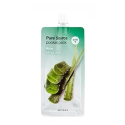 Missha Pure Source Pocket Pack Aloe Ночная несмываемая маска