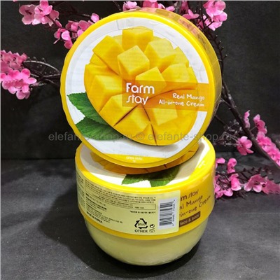 Крем-баттер для лица и тела Farmstay Real Mango All-in-one, 300 ml (78)