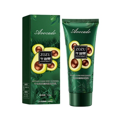 Пенка для умывания с экстрактом авокадо ZOZU Avocado Clean Skin Cleanser, 100 гр.