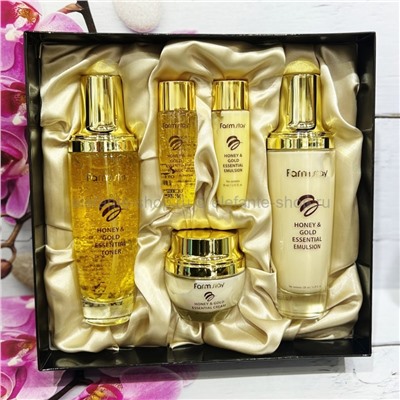 Набор косметики Farmstay Honey & Gold Essential Skin Care 3Set (78)