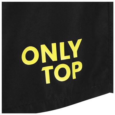 Шорты спортивные ONLYTOP unisex black, р. 48