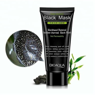 Черная маска-удалитель черных точек Bioaqua